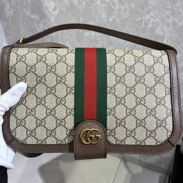 グッチ　オフィディア　GGスプリーム　スモールショルダーバッグ
