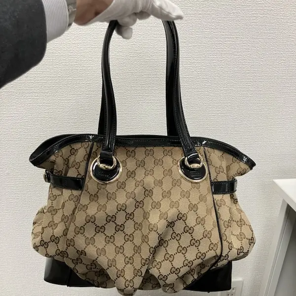 グッチ　GGキャンバス　トートバッグ