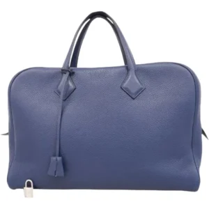 エルメス ヴィクトリア40 ボストンバッグ レザー □R刻印 シルバー金具