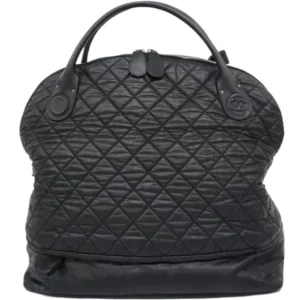 シャネル マトラッセ ボストンバッグ ナイロン