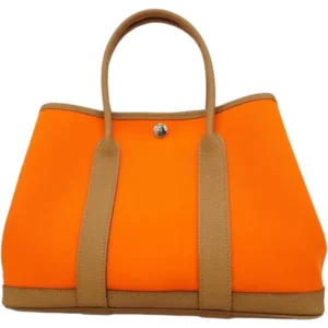 エルメス ガーデンパーティTPM トートバッグ キャンバス B刻印 シルバー金具