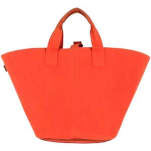 エルメス パニエドプラージュGM ハンドバッグ キャンバス