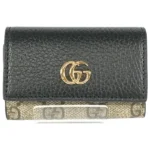 グッチ GGマーモント GGスプリーム キーケース キーリング PVC レザー