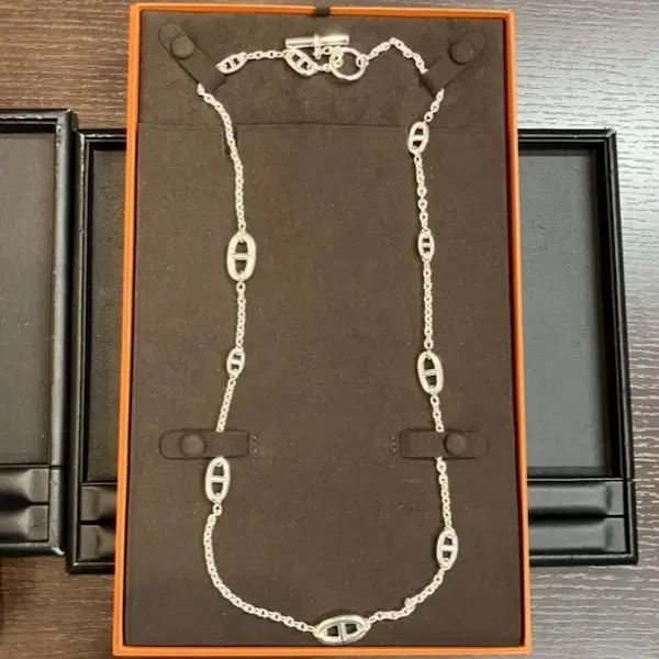 エルメス　ファランドール　ロングネックレス