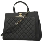 シャネル マトラッセ チェーンショルダーバッグ キャビアスキン