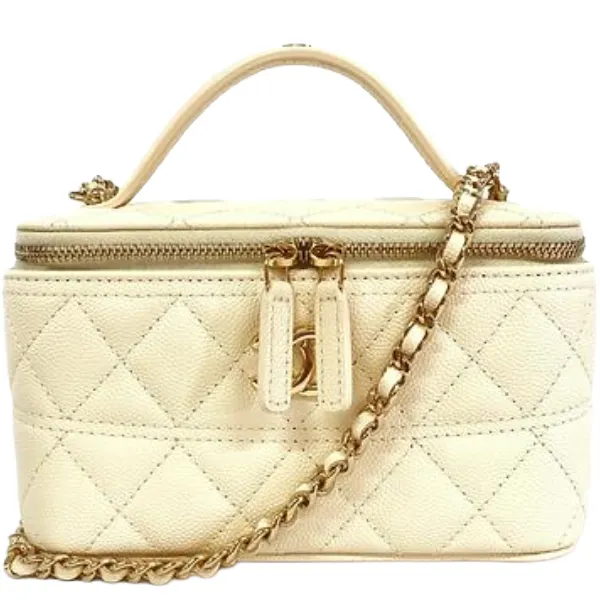 シャネル マトラッセ チェーンショルダーバッグ キャビアスキン