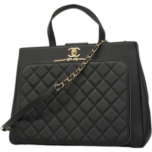 シャネル マトラッセ チェーンショルダーバッグ キャビアスキン