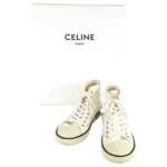 セリーヌ スニーカー キャンバス
