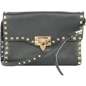 ヴァレンティノ ロックスタッズ ショルダーバッグ レザー