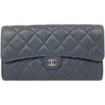 シャネル マトラッセ 財布 キャビアスキン