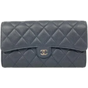 シャネル マトラッセ 財布 キャビアスキン