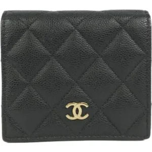 シャネル マトラッセ 財布 キャビアスキン