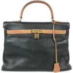 エルメス ケリー35 ハンドバッグ レザー ○Z刻印 ゴールド金具