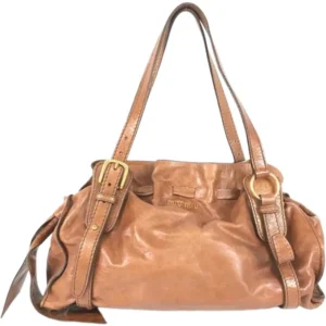 ミュウミュウ ハンドバッグ レザー