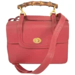 グッチ バンブー ハンドバッグ レザー