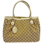 グッチ スーキー GGキャンバス ショルダーバッグ キャンバス レザー