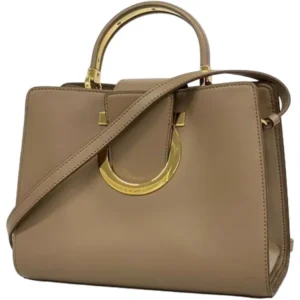 サルヴァトーレ・フェラガモ ガンチーニ ハンドバッグ レザー