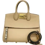 サルヴァトーレ・フェラガモ ガンチーニ ハンドバッグ レザー