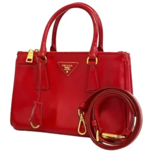 プラダ サフィアーノ ガレリア ハンドバッグ エナメル