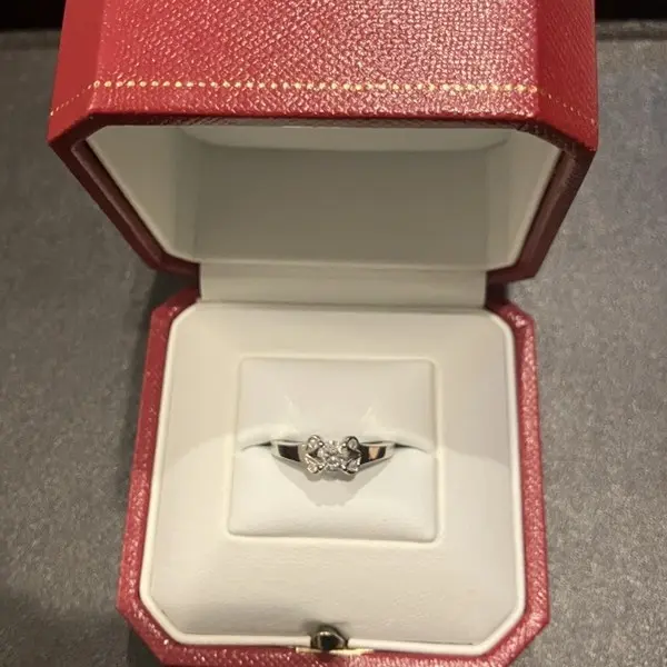 カルティエ　バレリーナ　ソリテール　リング