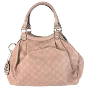 グッチ スーキー グッチシマ ハンドバッグ レザー