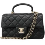 シャネル マトラッセ チェーンショルダーバッグ ラムスキン