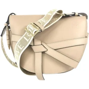 ロエベ アナグラム ゲートバッグスモール ショルダーバッグ レザー