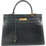 エルメス ケリー35 ハンドバッグ レザー ○G刻印 ゴールド金具