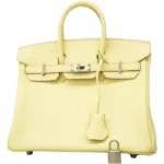 エルメス バーキン25 ハンドバッグ レザー K刻印 シルバー金具