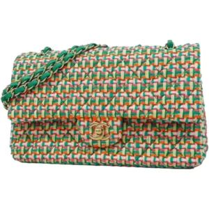 シャネル マトラッセ チェーンショルダーバッグ ツイード