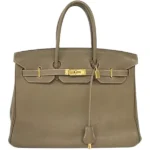 エルメス バーキン35 ハンドバッグ レザー □N刻印 ゴールド金具