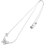 グラフ ダブルバタフライ ネックレス ペンダントトップ