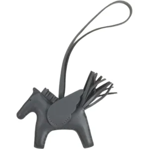 エルメス ロデオペガサスPM チャーム レザー W刻印