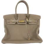 エルメス バーキン35 ハンドバッグ レザー □R刻印 ゴールド金具