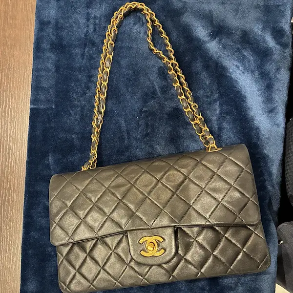 シャネル　マトラッセ　チェーンショルダーバッグ