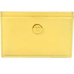 シャネル ココボタン カードケース パスケース レザー