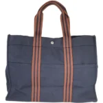 エルメス フールトゥGM トートバッグ キャンバス シルバー金具