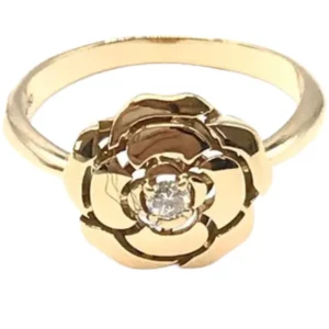 シャネル カメリア リング