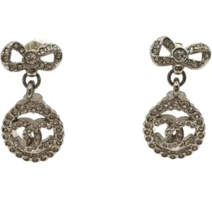 シャネル リボン ピアス イヤリング