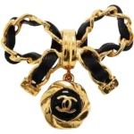 シャネル リボン ピアス イヤリング 片方のみ