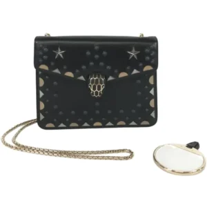 ブルガリ セルペンティ ショルダーバッグ レザー