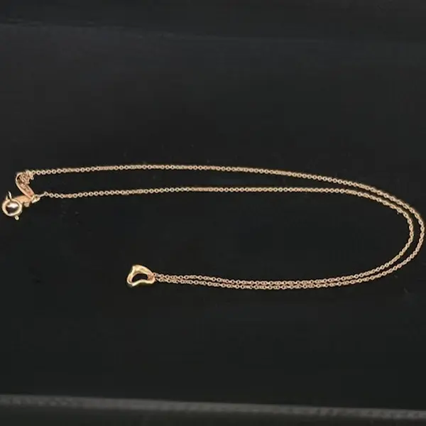 ティファニー　オープンハート ネックレス