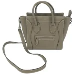 セリーヌ ラゲージナノ ハンドバッグ レザー