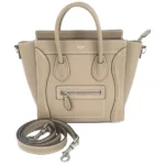 セリーヌ ラゲージナノ ハンドバッグ レザー