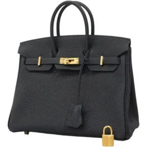 エルメス バーキン25 ハンドバッグ レザー W刻印 ゴールド金具