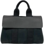 エルメス ヴァルパライソPM ハンドバッグ キャンバス シルバー金具