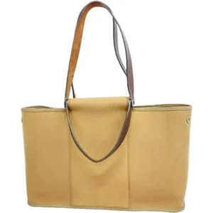 エルメス カバックエランPM トートバッグ キャンバス □M刻印 シルバー金具