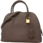 エルメス ボリード1923ヴェルソ ハンドバッグ レザー B刻印 ゴールド金具