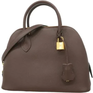 エルメス ボリード1923ヴェルソ ハンドバッグ レザー B刻印 ゴールド金具