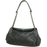 シャネル ワイルドステッチ チェーンショルダーバッグ ラムスキン